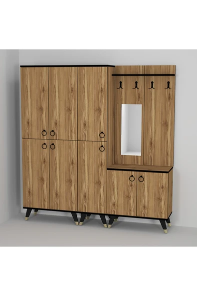 Kalender Dekor Sonia-5-3-4 Sn04 Ayakkabılık Vestiyer Portmanto - Resim 3