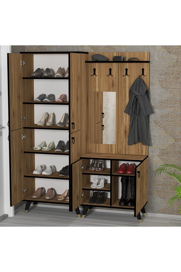 Kalender Dekor Sonia-5-4 Sn04 Ayakkabılık Vestiyer Portmanto - 2