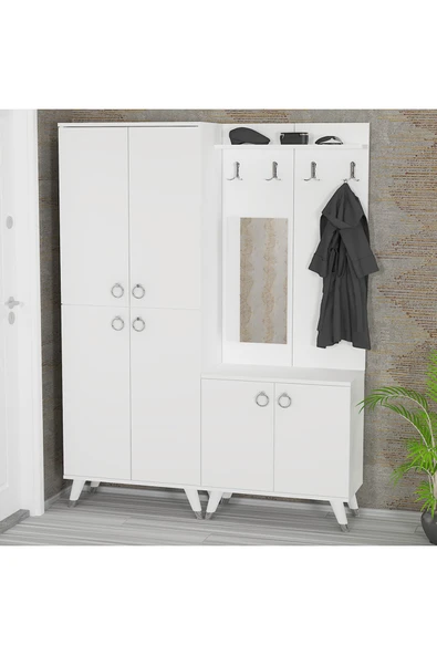 Kalender Dekor Sonia-5-4 Sn01 Ayakkabılık Vestiyer Portmanto ürün görseli