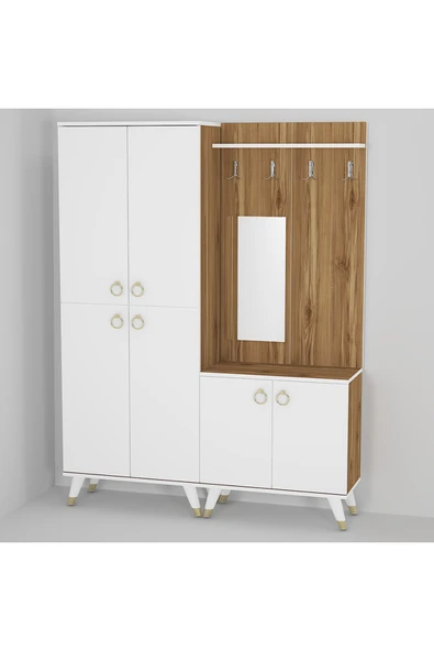 Kalender Dekor Sonia-5-4 Sn02 Ayakkabılık Vestiyer Portmanto - Resim 3