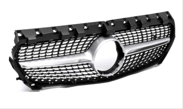 Mercedes W117 Uyumlu 2013-2015 Cla Diamond Panjur - Gri - 2