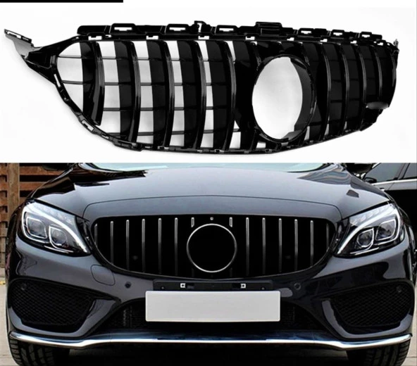 Mercedes W205 Uyumlu C Serisi 2015-2018 Panjur Gtr Siyah - 4
