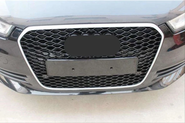 Audi A6 Uyumlu 2012-2015 Panjur Rs6 Krom/Nikelaj Çerçeve - 3