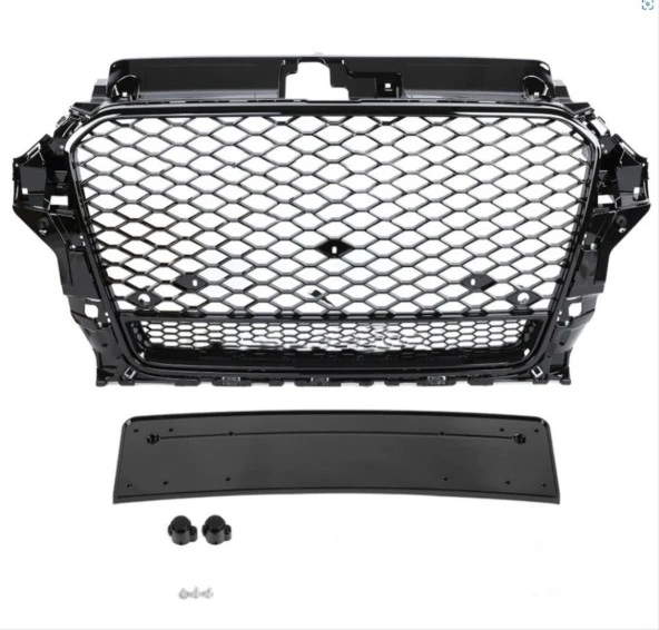 Audi A3 Uyumlu 2016-2020 Panjur Rs3 Full Siyah - 2