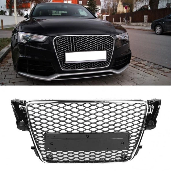 Audi A5 Uyumlu 2008-2012 Rs5 Panjur - Siyah - 2