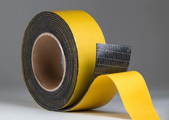 Contacall Endüstriyel EPDM (Kauçuk) 2mm x 50 mm Çift Taraflı Yapışkan Bantlı Yalıtım Süngeri - 3