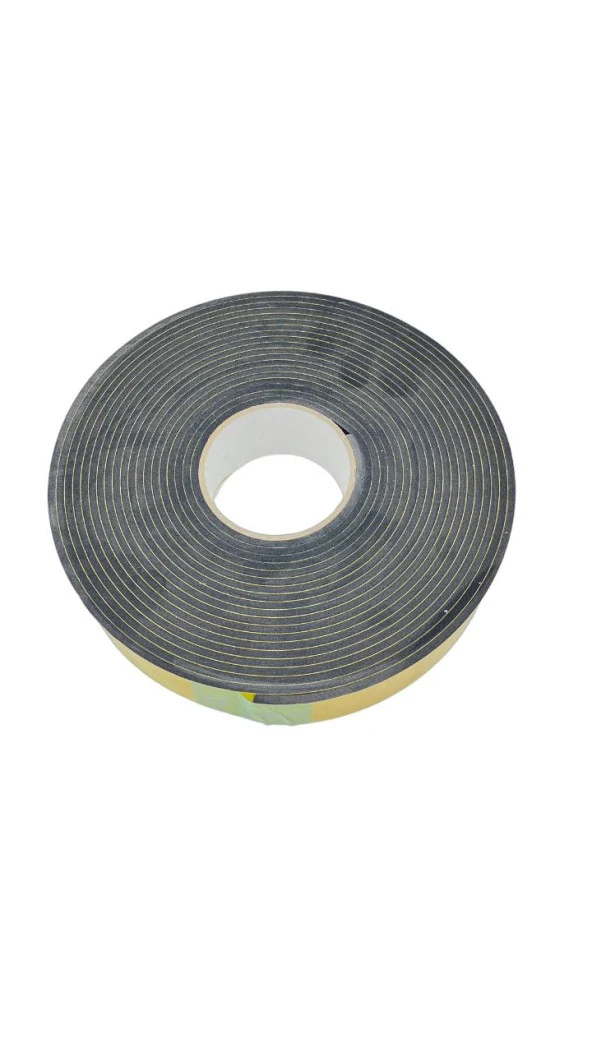 Contacall Endüstriyel EPDM (Kauçuk) 4mm x 50 mm 10 metre Çift Taraflı Yapışkan Bantlı Yalıtım Süngeri - 5