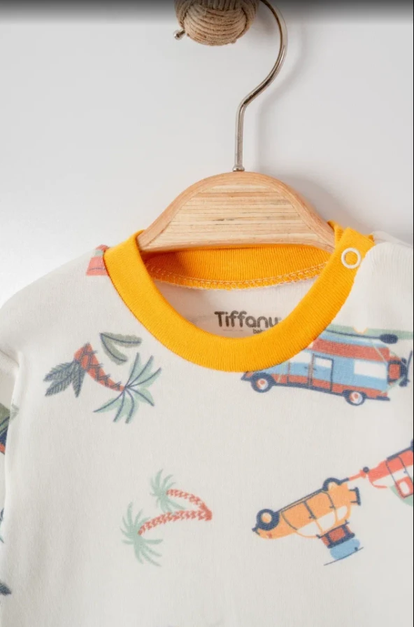 uğurböceğiçocuk Tiffany Baby Caravan Theme 2'li Bebek Takımı 12012 - 4