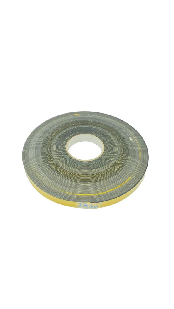 Contacall Yapışkan Bantlı Yalıtım Süngeri 2 mm Kalınlık 20 mm Genişlik 25 Metre Uzunluk Eva 2x20