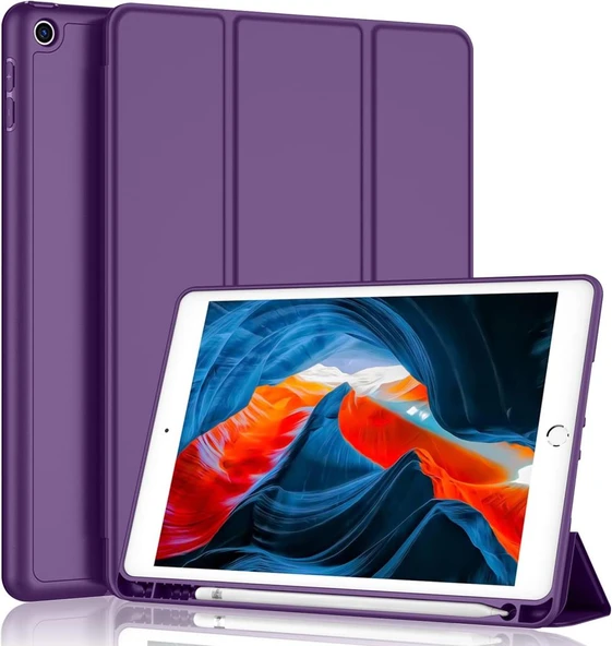 Apple iPad Pro 10.5" Kılıf Kalem Bölmeli Smart Case A1701 A1709 A1852 - 12