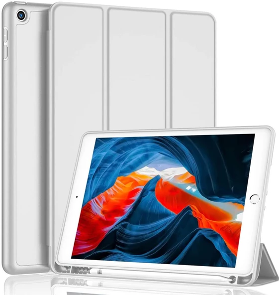 Apple iPad Pro 10.5" Kılıf Kalem Bölmeli Smart Case A1701 A1709 A1852 - 3