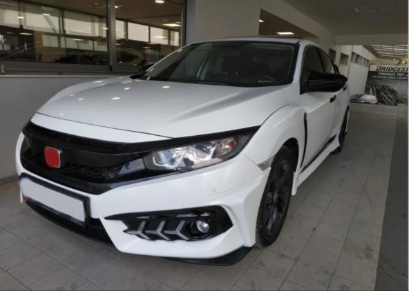 Honda Civic Uyumlu Fc5 2016-2020 Ön Panjur Type-R Makyajsız Kasa - 3