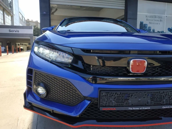 Honda Civic Uyumlu Fc5 2016-2020 Ön Panjur Type-R Makyajsız Kasa - 4