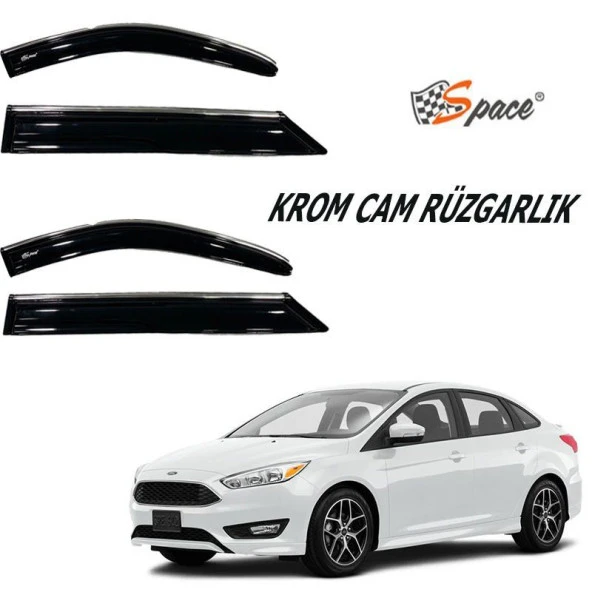 Cam Rüzgarlığı Uyumlu Ford Focus Sedan 2012-2018/ Caru417