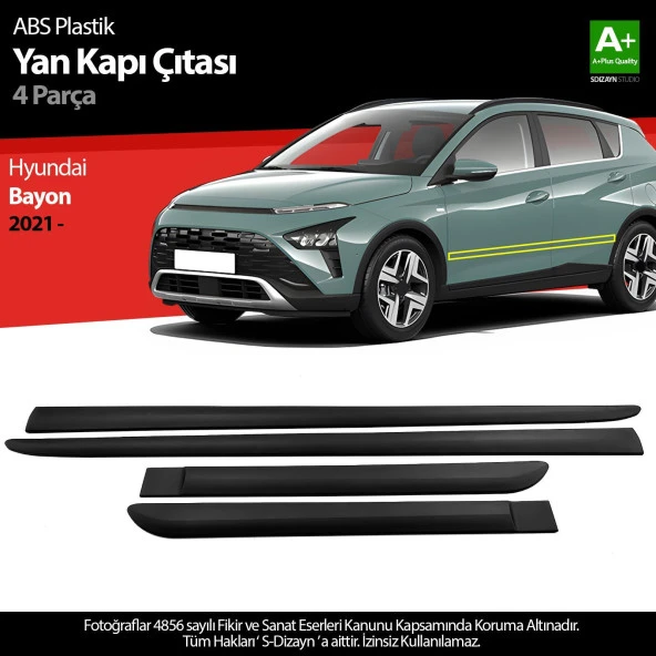 Universal Yan Kapı Koruma Çıtası (ABS Plastik - 4