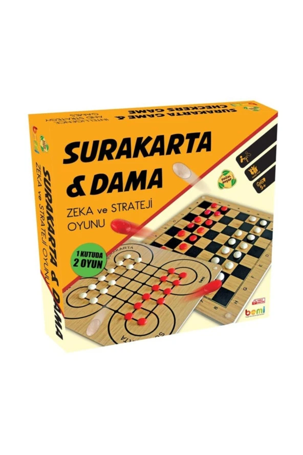 Bemi Surakarta & Dama Ahşap Tabla 1239