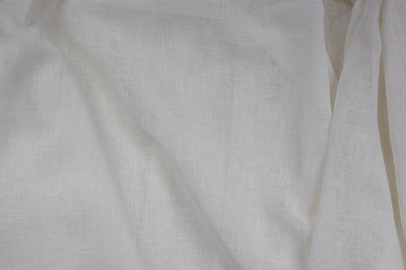 KETEN 1525 MODEL KREM RENK TEK KANAT Hazır dikilmiş Pileli Fon Perde 300*260 cm - Resim 11