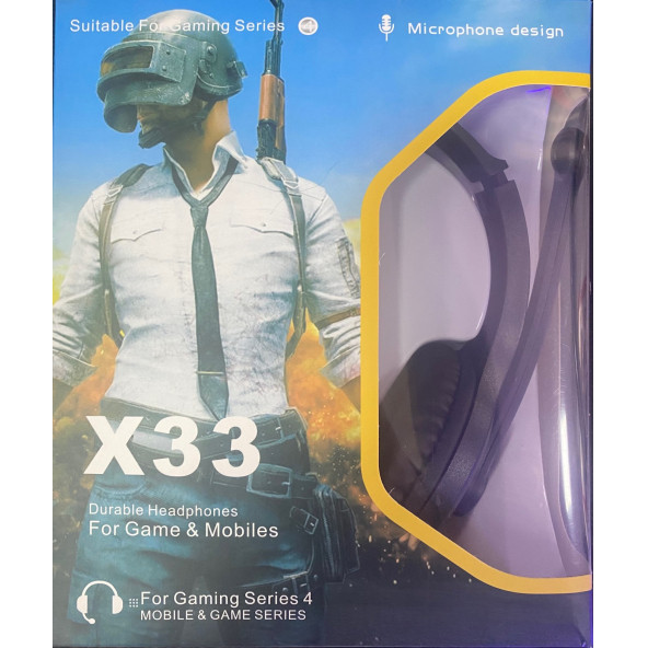 X Serisi Kablolu Kulak Üstü Gaming Oyuncu Kulaklığı Siyah - 6