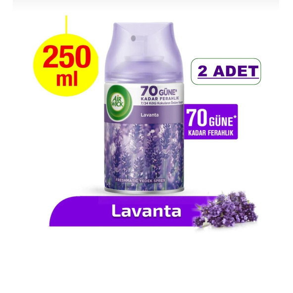 AİRWICK LAVANTA 250ML YEDEK X 2ADET