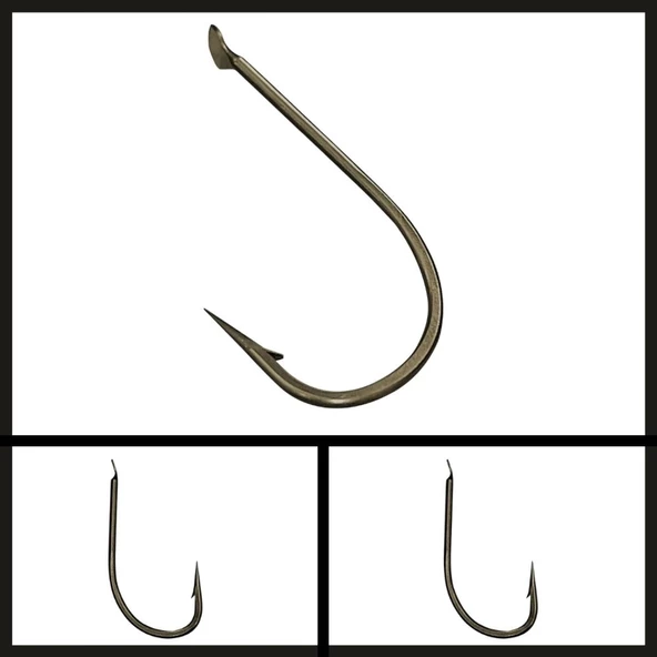 Uyguna-Yakala (7'li Paket) Fishack 505 Bronz Olta İğnesi No: 5/0-GNE.015