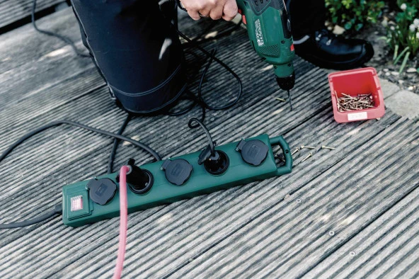 Brennenstuhl Super-Solid SL IP54 Lisanslı 5'li Uzatma Priz - Resim 2