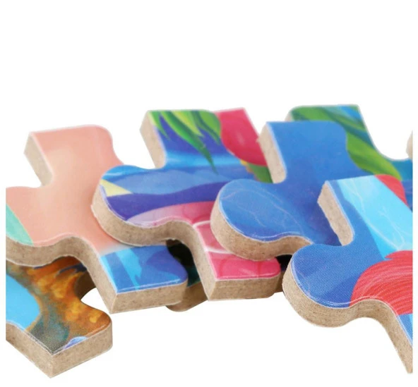 60 Parça Ahşap Elma Ev Bulmaca Yapboz Eğitim Gelişim - 2