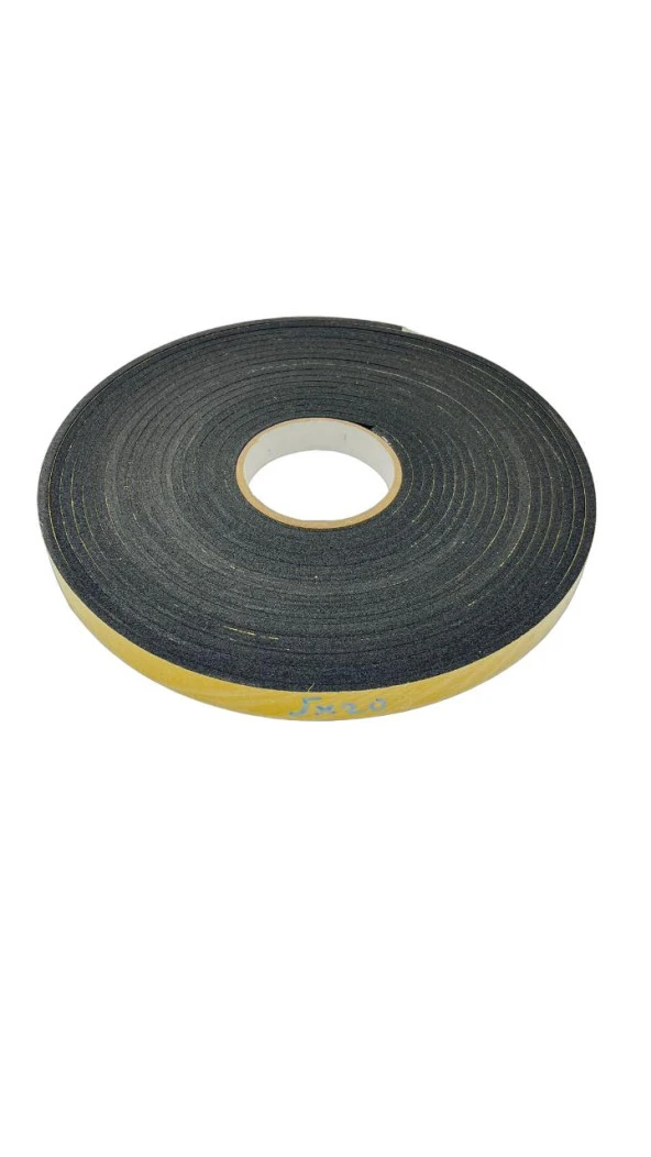 Contacall Endüstriyel EPDM (Kauçuk)  Çift Taraflı Yapışkan Bantlı Yalıtım Süngeri 5mmx20 mm 10 metre ürün görseli 1