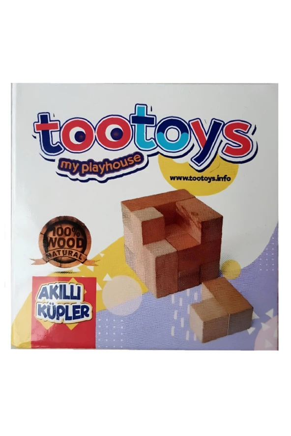 tootoys ahşap zeka küpleri soma küpleri akıllı küpler