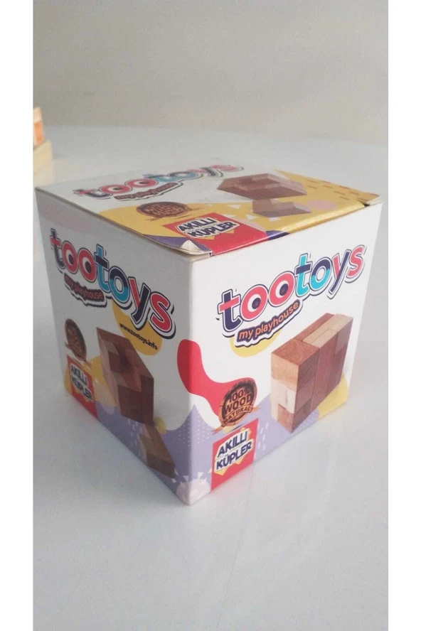 Ahşap Zeka Küpü Soma Küpleri