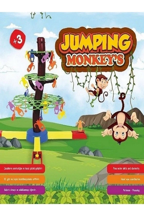 Jumping Monkeys Maymun Asmaca Oyunu Eğlenceli Zıplayan Maymunlar