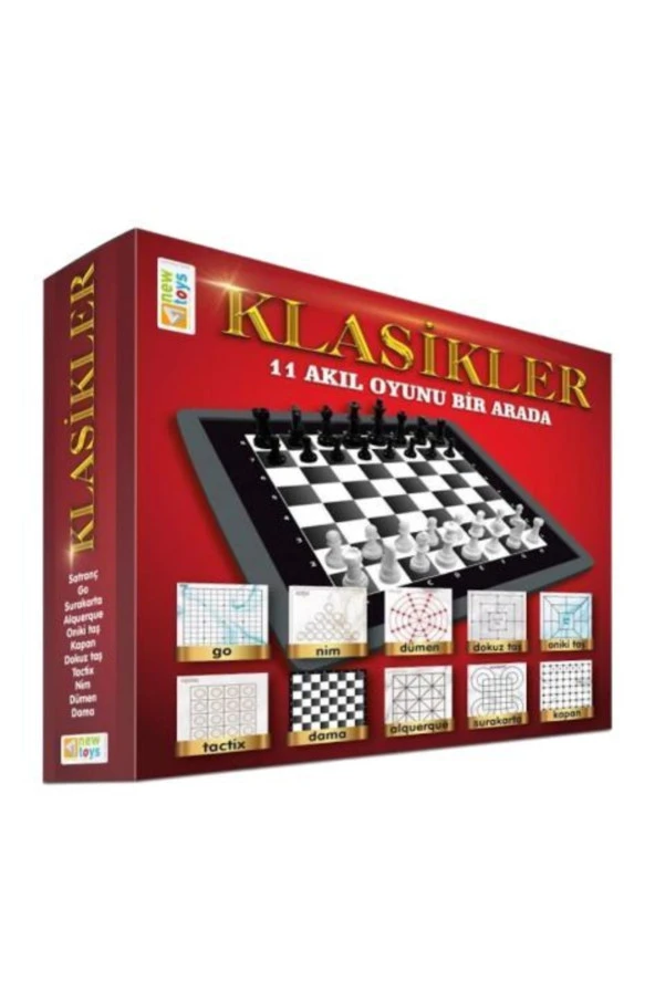 Toys Klasikler Oyunu 11 Akıl Oyunu Bir Arada Tek Kutuda Klasik Oyunlar