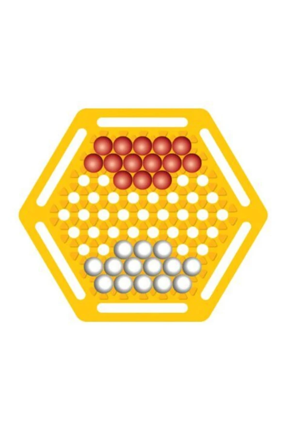 Toys Aboline Oyunu Plastik Abbalone Abolone Oyunu Altıgen Strateji Zeka Ve Akıl Oyunu - 4