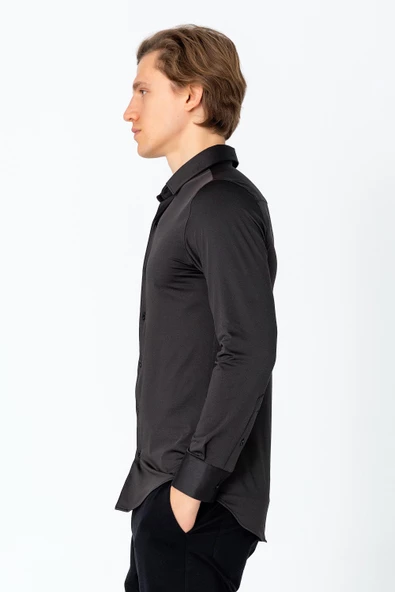 Erkek Regular Fit Rahat Şık Sade Klasik Gömlek - 3