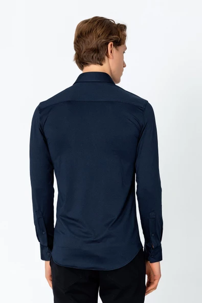 Erkek Regular Fit Rahat Şık Sade Klasik Gömlek - 10