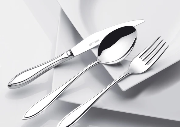 Yiğitsan Şehzade Sade 6lı Tatlı Kaşık ürün görseli