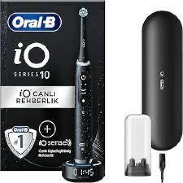 Oral-B İo 10 Şarjlı Diş Fırçası - Kozmik Siyah