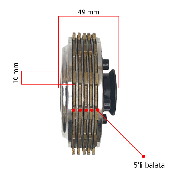 Kaan Çapa Makinası Balatası Komple - 3