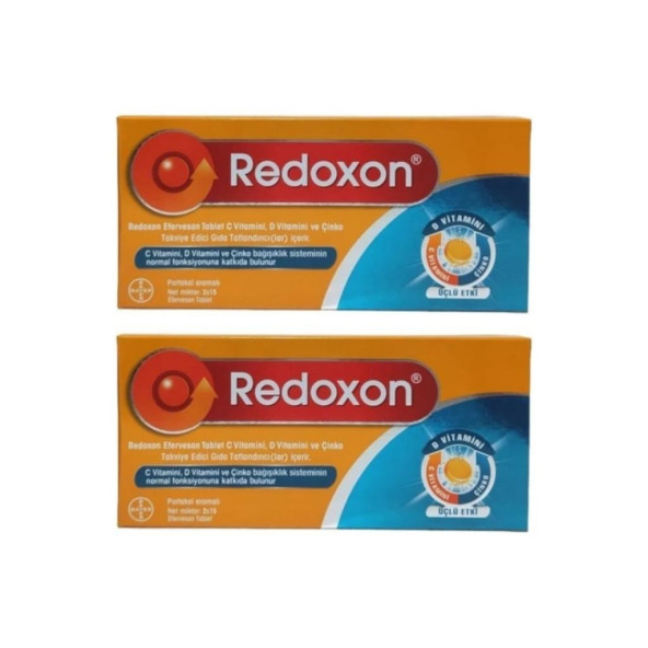 Redoxon Üçlü Etki 15 Efervesan Tablet -Avantajlı Paket-2 ADET- SKT:03/2026