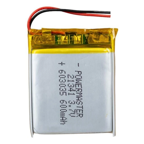 Powermaster 603035 3.7 Volt 600 Mah Lityum Polimer Pil - 2