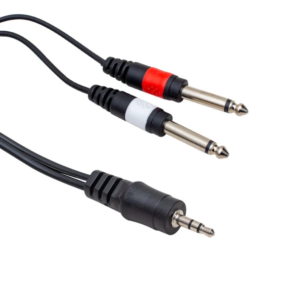 Powermaster PM-4284 3.5 Mm Stereo Erkek/2X6.3Mm Mono Erkek 1.5 Metre Kablo - 2