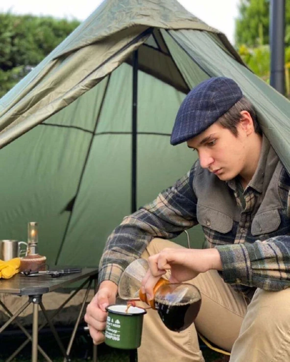 Campout Filtre Kahve Cam Set 400ml - 5