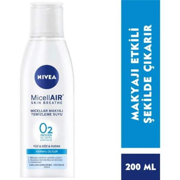 Nivea Micellar Temizleme Suyu Normal Ciltler 200 ml