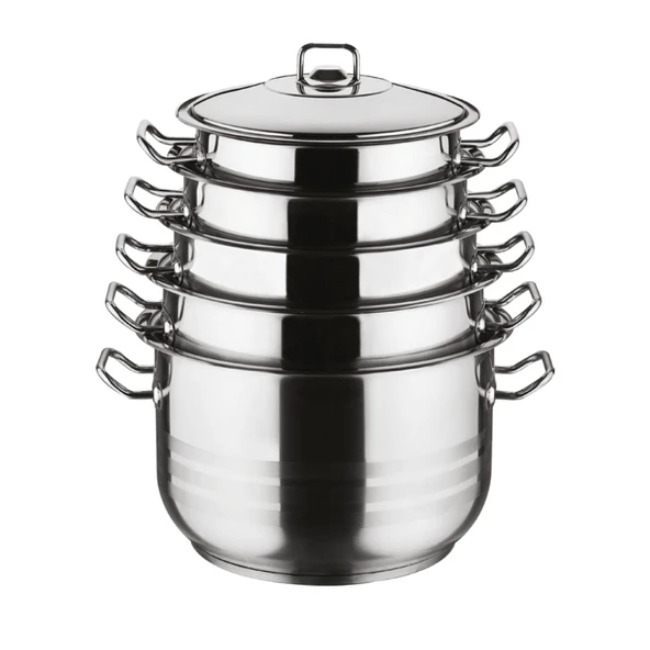 Arian Rival 10 Parça Çelik Tencere Seti ürün görseli