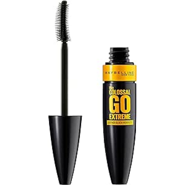 Maybelline New York The Colossal Go Extreme Leather Black Maskara Ekstra Siyah