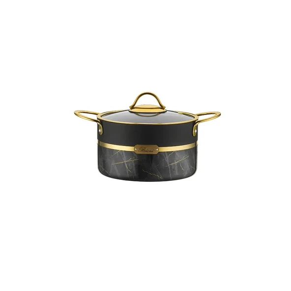 Brioni Selection Plus 22 Cm Derin Tencere - Siyah - 1