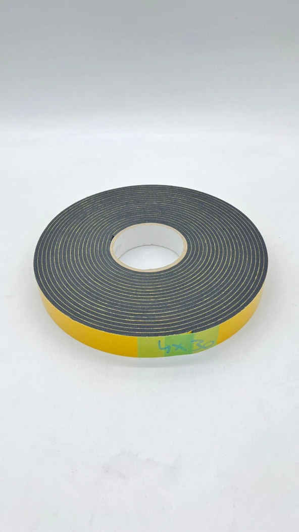 Contacall Endüstriyel EPDM (Kauçuk)  Çift Taraflı Yapışkan Bantlı Yalıtım Süngeri 4mmx30 mm 10 metre - 6
