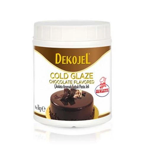 Ovalette Çikolata Aromalı Soğuk Pasta Jeli 1 kg (Pastaland) - 1