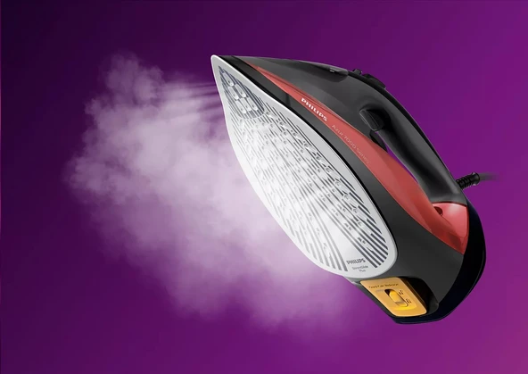 Philips DST7022/40 7000 Series HV Buharlı Ütü Siyah/Kırmızı - 2