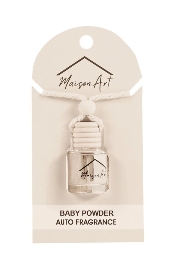 Araç Kokusu | Baby Powder 8Ml Oto Parfümü | Kalıcı Araç İçi Kokusu