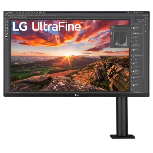 LG 31.5'' 32UN880P-B ERGO 60Hz 5ms IPS UHD (HDMI, DisplayPort, Type-C, USB) Hareketli Monitör